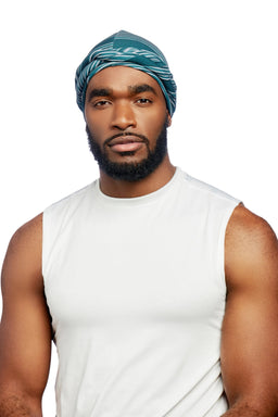 Yohou 2PCS Turban for Men Halo Turban Satin Lined Turban for Men Head Wraps  for Men Women Men's Turban for Sleeping Nature Hair : :  Clothing, Shoes & Accessories