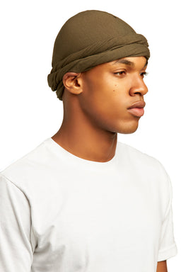 Beokeuioe Tour de tête Club Turban Homme Stretch Prénoué Halo Turban Durag  Soyeux Doublé Satin Sport Casual Stretch Durag Modal Foulard